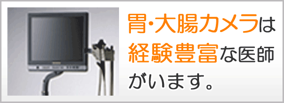 胃・大腸カメラは経験豊富な医師がいます。